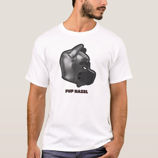 Puppy hood black t shirt (Framsida)