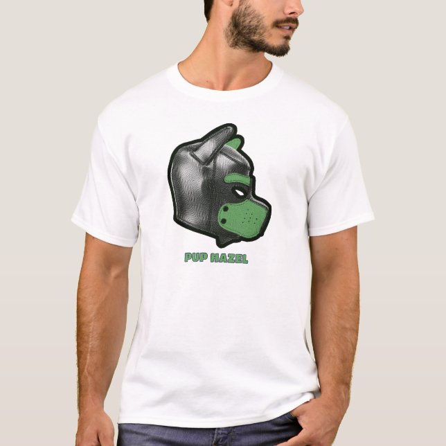 Puppy hood Green T Shirt (Framsida)