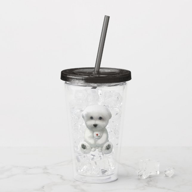 Puppy Hugger Hans Leksak Take Away Mugg (Baksida Ice)