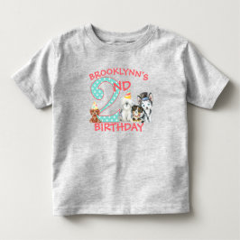 Puppy-Hund 2:a födelsedagen T Shirt