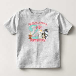 Puppy-Hund 2:a födelsedagen T Shirt