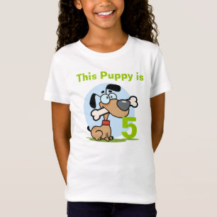 Puppy Hund Anpassade Födelsedag T-shirt