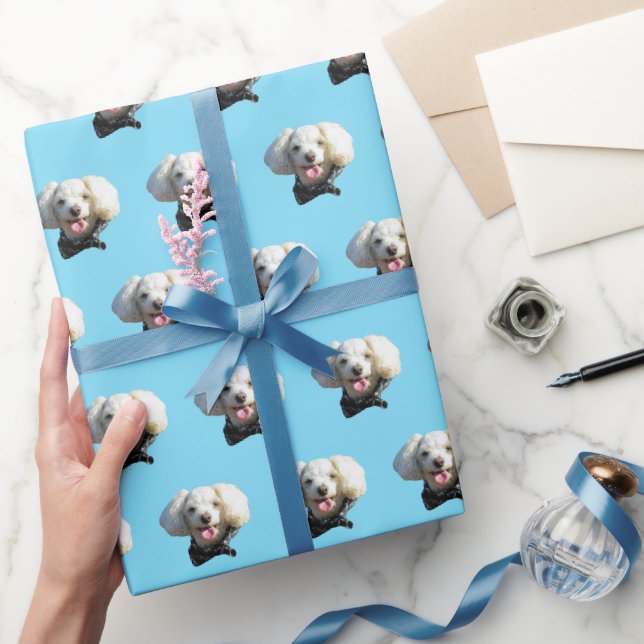 Puppy Hund Anpassningsbar Photo Mönster Presentpapper (Gifting)