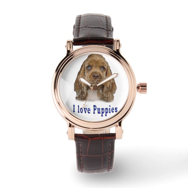 Puppy Hund Armbandsur (Framsida)