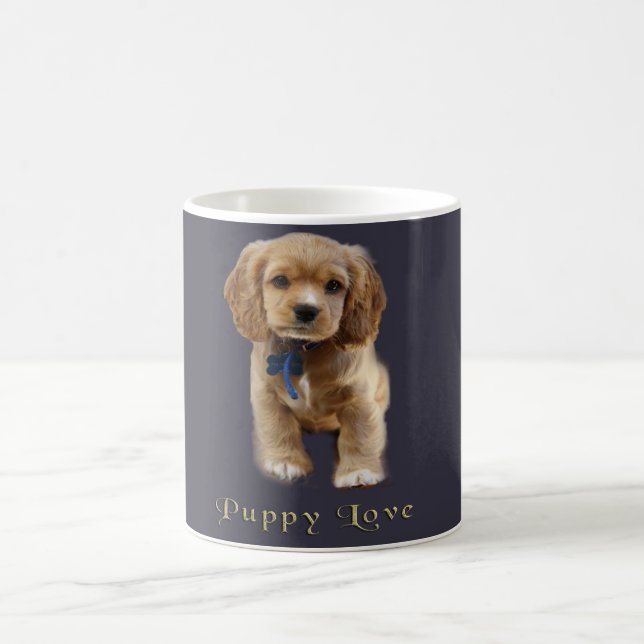 Puppy hund Coffee Mugg (Center)