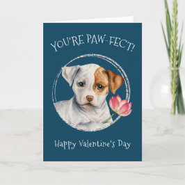Puppy Hund | Du är Pawfect! | Valentines day Kort