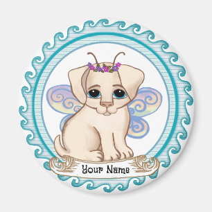 Puppy Hund Fairy Magnet