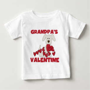 Puppy Hund Grandpa's Valentine T Shirt