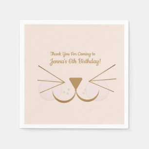 Puppy Hund Kitten Ansikte Party Pappersservett