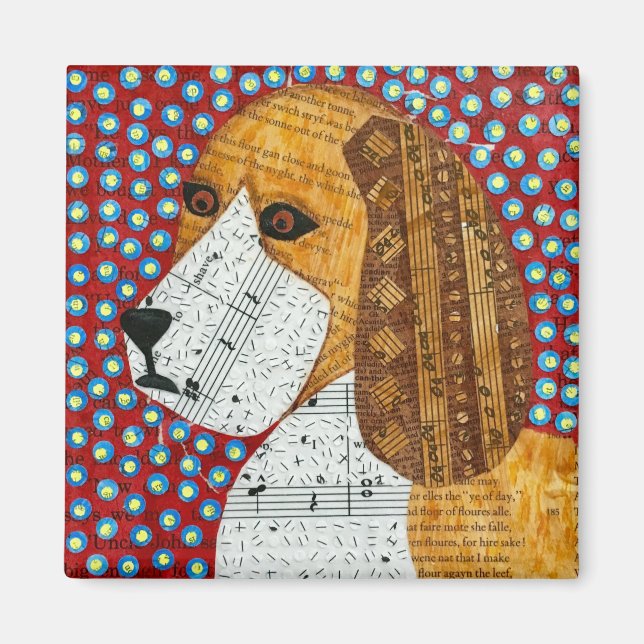 Puppy Hund Magnet (Framsidan)