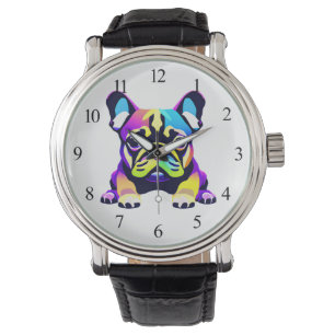 Puppy-Hund med färg Armbandsur