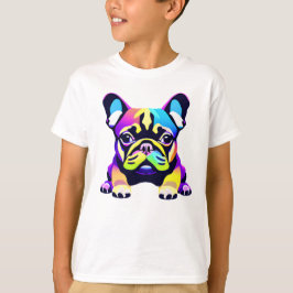 Puppy-Hund med färg T Shirt