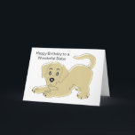 Puppy Hund Personlig Sister Birthday Kort<br><div class="desc">Hälsningskort Labrador hund design systerfödelsekort. Anpassa det här födelsedagskortet med valfri text och skriv sedan ut det och skicka det till dig eller ladda ned det direkt till din mobila enhet. Om du behöver hjälp med att anpassa kontaktar du oss genom länken på den här sidan. Puppy hund design personlig-systerfödelsedagskort...</div>