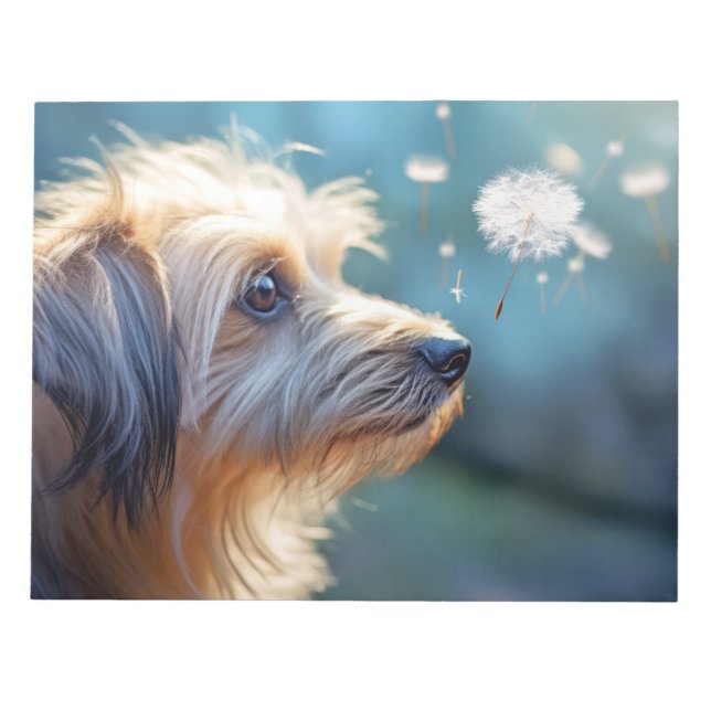 Puppy Hund Pet Animal Tranquil fredningsfri Anteckningsblock (Framsida)