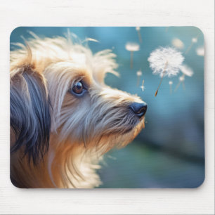 Puppy Hund Pet Animal Tranquil fredningsfri Musmatta
