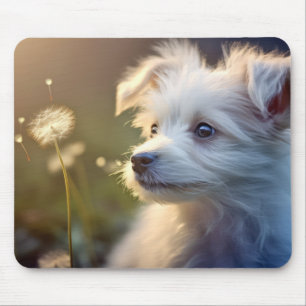 Puppy Hund Pet Animal Tranquil fredningsfri Musmatta