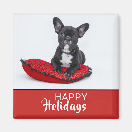 Puppy Hund Pet Photo Red Magnet