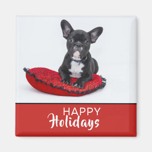 Puppy Hund Pet Photo Red Magnet