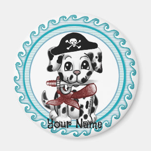 Puppy Hund Pirat Magnet