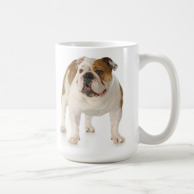 Puppy Hund Red Kärlek Kaffemugg (Höger)