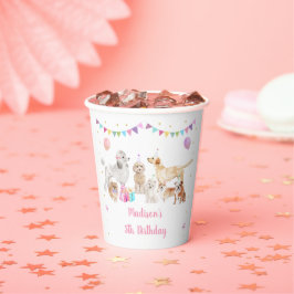 Puppy Hund Rosa Tass-ty Girl Birthday