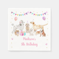 Puppy Hund Rosa Tass-ty Girl Birthday