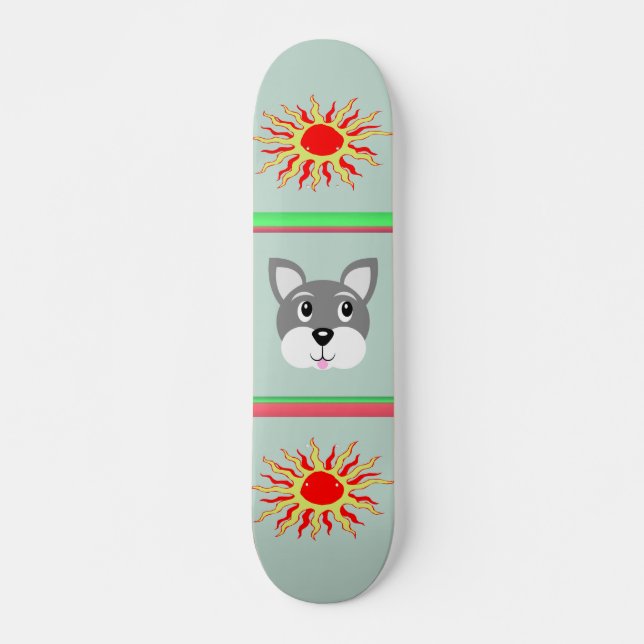 Puppy Hund Skateboard (Framsida)