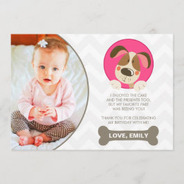 Puppy Hund tack att du fick fotopaket Tass-Ty Tass