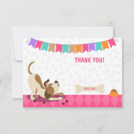Puppy Hund Tack, Tass-Ty Tass Tie Girl Tack Kort
