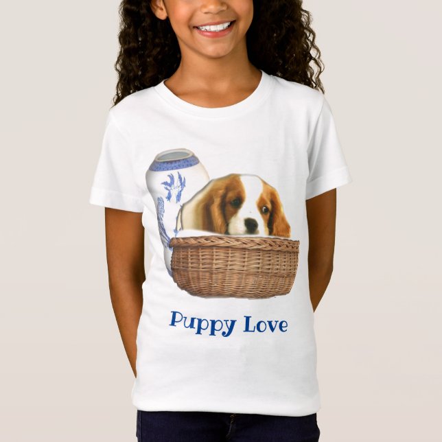 Puppy Hundar T Shirt (Framsida)