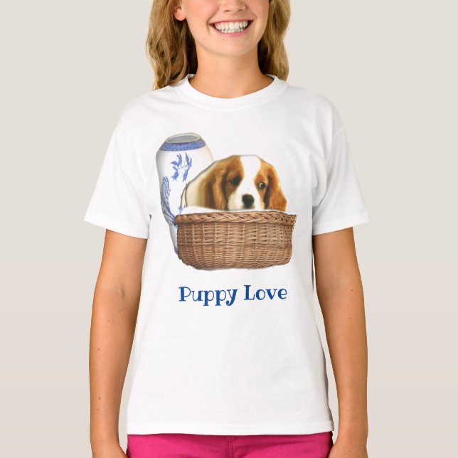 Puppy Hundar T Shirt (Framsida)
