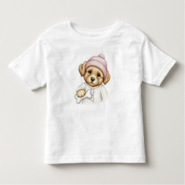 Puppy i en rosa hatt av Natasha Us T Shirt