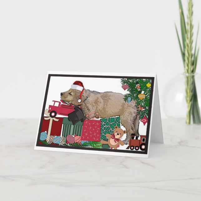 Puppy Jul Helgkort (Framsida)