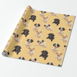 Puppy Jul Papper Presentpapper