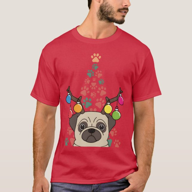 Puppy Julens vintage T Shirt (Framsida)