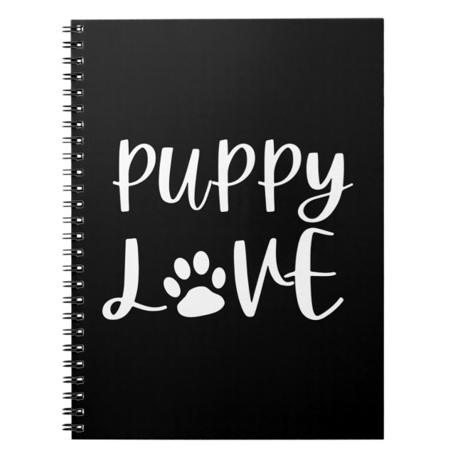 Puppy Kärlek Anteckningsbok (Framsidan)