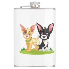 Puppy Kärlek är det bästa Kärlek Fickplunta