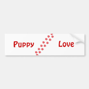 Puppy Kärlek Bildekal