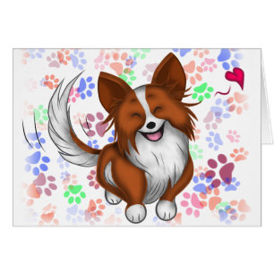 Puppy Kärlek Hälsningskort