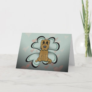 Puppy Kärlek-hälsningskort Kort