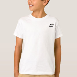 Puppy Kärlek hjärta med tass avtryck T Shirt