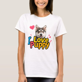 Puppy kärlek - Hund älskare-design T Shirt