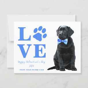 Puppy Kärlek Hund Kids Valentines day Julkort