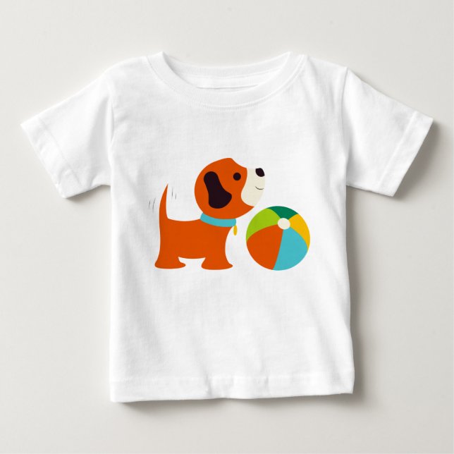 Puppy Kärlek Infant T-Shirt (Framsida)