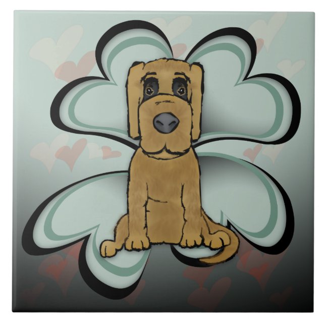 Puppy Kärlek Kakelplatta (Framsidan)
