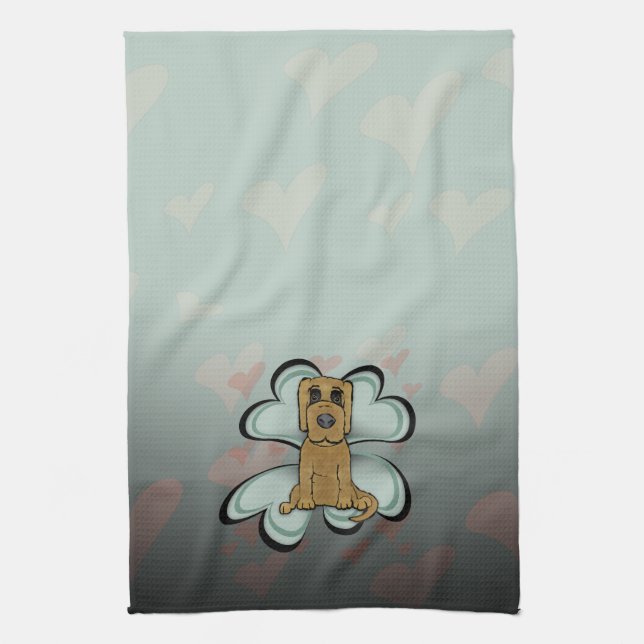Puppy Kärlek Kökshandduk (Vertikal)