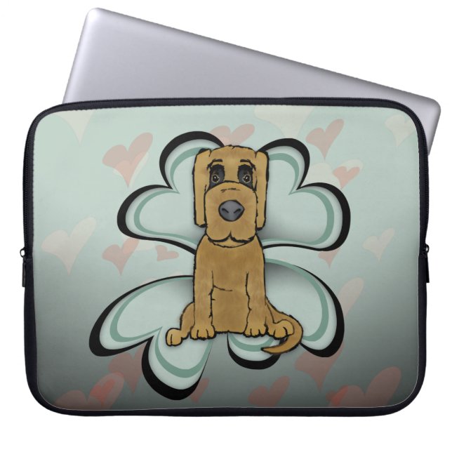 Puppy Kärlek Laptop Fodral (Framsidan)