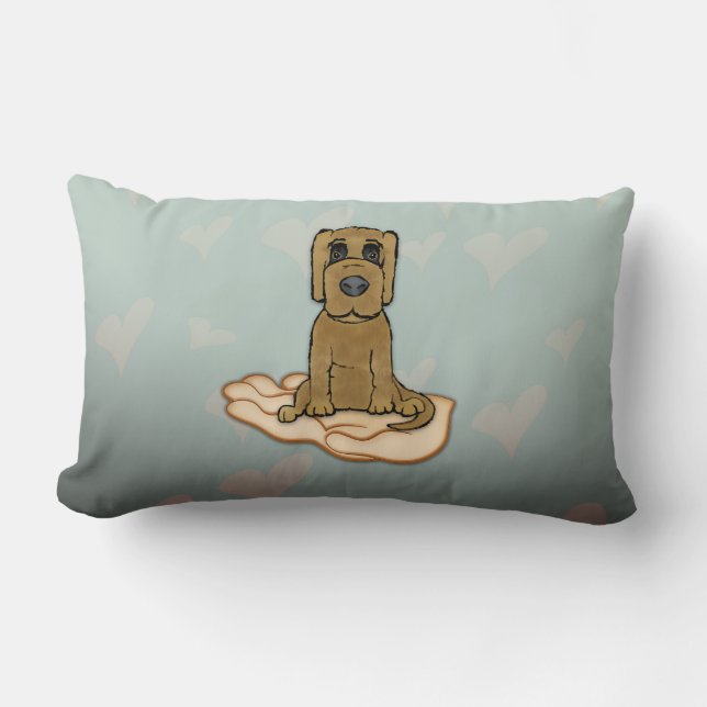 Puppy Kärlek Lumbarkudde (Framsida)