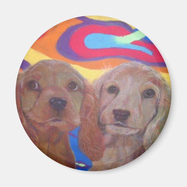 Puppy Kärlek Magnet (Framsidan)