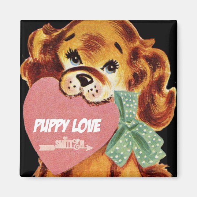 Puppy Kärlek Magnet (Framsidan)